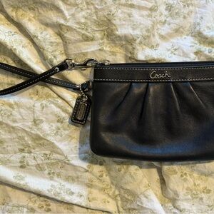 Coach Black wristlet from the 2000s